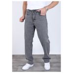 blayn jeans Erkek Arsenik Gri Baggy Kot Pantolon - Geniş Kalıp Günlük Rahat Denim Jean