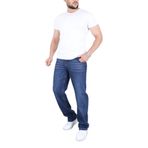 blayn jeans Erkek koyu Toz mavi Baggy Kot Pantolon - Geniş Kalıp Günlük Rahat Denim Jean koyu Toz mavi 34