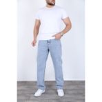 blayn jeans Erkek Toz mavi Baggy Kot Pantolon - Geniş Kalıp Günlük Rahat Denim Jean