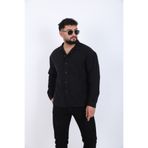 blayn jeans Erkek Uzun Kollu keten görünümlü Gömlek Oversize Kalıp