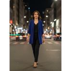 Blazer Ceket Beyaz - M-42 - Indigo Mavi