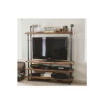 Blbn Design Dekoratif Duvara Borudan Raf Ve Tv Ünitesi