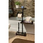 Blbndesign Dekoratif Borudan Tuvalet Kağıdı Askılık RafNo642