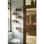 Blbndesign Dekoratif Borudan Tuvalet Kağıdı Askılık Ve Raf 2'li Set RafNo481