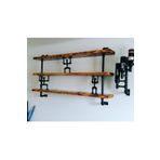 Blbndesign Dekoratif Duvara Borudan Raf Ve Standı 2'li Set RafNo437
