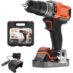 BLD682D1XK-QW 18V Powerconnect™ Kömürsüz Şarjlı Matkap/vidalama (1 x 2.0AH Akü, 1A Şarj Cihazı ve Kitbox Ile)