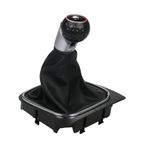 Blelsa MK4 Golf GTI R32 1999-2005 MK4 Jetta / 1999-2004 için Siyah Vites Topuzu Körük Kılıfı