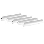 Blelsa Taşınabilir Termal Yazıcı için A4 Termal Kağıt 5 Rulo (6m,Φ30mm) BPF Güvenli Baskı Kağıdı Rulosu P Resim Fişi PDF Dosyası Web Sayfası Baskısı Anında Fotoğraf için Mükemmel