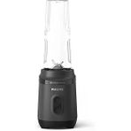 Blend & Go 3000 Serisi Mini Smoothie Blender – 350W, 0,6L Taşınabilir Şişe, Paslanmaz Çelik Bıçaklar, 2 Hız Ayarı, Bulaşık Makinesinde Yıkanabilir, Problend Teknolojisi, Siyah (Hr2672/00)