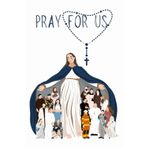 Blessed Mary Notebook: Pray For Us – Rosary of Love Journal for Prayer, Reflection, and Catholic Devotion: 15,24 x 0,66 x 22,86 cm - 6 x 9 inch