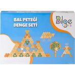 BLG-106A Bal Peteği Ahşap Denge Oyunu - Renkli