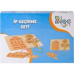 BLG-111 Ahşap Ip Geçirme Oyun Seti