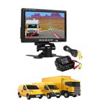 BLG ELEKTROİNK Döver Biçer İş Makinesi Forklift Otobus 7 inç monitör Kamera Arka Görüş Geri Park Kamera Sistemi