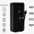 Blıc Bpb6 20.000 Mah Dahili Kablolu Powerbank Siyah