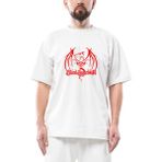 Blind Guardian Dragon Red Oversize Beyaz Tişört
