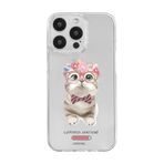 Blingy's iPhone 13 Pro Kılıf (6,1 inç), Kadın Kız Sevimli Kedi Tasarımı Komik Karikatür Hayvan Tarzı Şeffaf Yumuşak TPU Koruyucu Şeffaf Kılıf iPhone 13 Pro 6.1 inç (Gözlüklü Kedi) ile Uyumlu