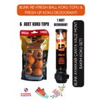 Blinksport Ayakkabı Çanta Koku Giderici Deodorant Sprey & Koku Topu Set