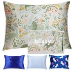 Blissy Çocuklar için İpek Yastık Kılıfı (Standart 20 x 26 inç, Dinozor)