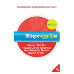 Blistex Ultra SPF50+Yüksek Güneş Korumalı,Vitamin, Antioksidan İçeren Yoğun Nemlendirici Dudak Kremi