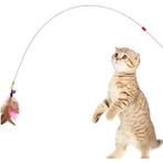 Blitzen Tüylü Kedi Oyun Oltası, 90cm Uzunluğunda Kedi Oyuncağı