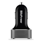 Blitzpower Çift Usb Çıkışlı 2.4a Universal Hızlı Araç Şarj Cihazı Siyah