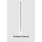BLLORA Gümüş Gri Renk Premium Tükenmez Kalem