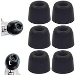 BLLQ Shure SE215 AONIC 215 SE112 SE315 SE315 SE425 SE530 SE535 Kulaklıklar, [Gürültü Engelleme] 6 ADET 3 Çift [Büyük Boy] 524L ile Uyumlu Yedek Bellek Köpük Uçları