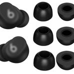 BLLQ Yedek Bellek Köpük Uçları Köpük Kollu Kulaklık Uçları Beats Solo Tomurcukları ile Uyumlu, [Gürültü Engelleme] 6 ADET 3 Pairs S/M/L Siyah 2143PB