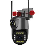 Blm-49 2+2Mp 4K Ultra Hd 8X Zoom Ip Kamera Wifi Özellikli Hareket Takipli Gece Sensörlü Kamera Blm-49