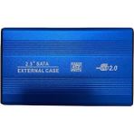 BLN USB 2.5 Sata HDD Harddisk Kutu Aliminyum Gövde Mavi Renk- Harici HDD Hard Disk Kutusu