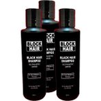Block Hair Beyaz Saç Sakal Harici Uygulama 3x200 ml Şampuanı