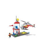 Blocki KB0812 Myfirebrigade İtfaiye Helikopter Pisti Yapı Oyuncağı