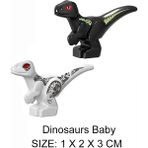 Bloklar Jurassic Dinozor Serisi Velociraptor T-Rex Triceratops Şekil Tuğla Oyuncaklar Birleştirir (Yurt Dışından) - Parçalı Set
