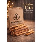 Blokon Çam Çırası Doğal - Mangal Barbekü 1 kg - Sarı - 1 Adet
