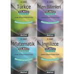 Bloktest 6. Sınıf Matematik + Türkçe + Fen + İngilizce Kılavuz Deneme Seti 4 Kitap 2023