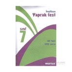 Bloktest Yayınları 7. Sınıf İngilizce Yaprak Test