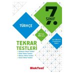 Bloktest Yayınları 7. Sınıf Türkçe Tekrar Testleri