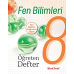 Bloktest Yayınları 8. Sınıf Fen Bilimleri Öğreten Defter