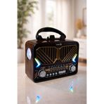 BLOMSTER Everton Rt-571 Solar Enerjili Nostajık Bluethoot Radyo Müzik Çalar