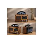 BLOMSTER Everton Rt-666 Solar Paneli Bluethoot Nostajık Radyo Müzik Çalar
