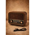 BLOMSTER Everton Rt-736bs %100 Nostajık Bluethoot Radyo Müzik Çalar