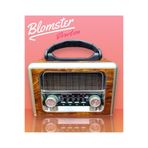 BLOMSTER Everton Rt-741 GÜNEŞ ENERJİLİ Bluetooth, Usb/sd/aux/fm Band Radyo Ahşap Nostalji Müzik Kutusu