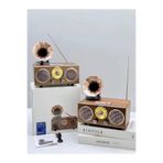 BLOMSTER Everton Rt-748 Gramofon Görünümlü Nostaljik Radyo Bluetooth Müzik Çalar