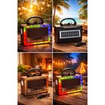 BLOMSTER EVERTON RT-763 FENER+RGBLED ÖZELİKLİ BLUETHOOT NOSTAJIK RADYO MÜZİK ÇALAR