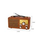 BLOMSTER Everton Tam Nostajık Rt-755 Usb/Bt/Fm müzik çalar Radyo