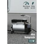 Blooma Taşınabilir Mini Kompresör 12V 120W - Araç Çakmak Girişli Lastik Şişirme Pompası (100 Psı)