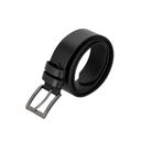 BloomBelt Cosmic Black Hakiki Deri Erkek Kemer-110cm