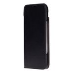 BloomCase Sonat Obsidian Black Hakiki Deri iPhone 17 Air(6.5") Folio Kılıfı