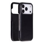 BloomCase Ultimate Jacket Obsidian Black – Apple iPhone 17 Pro (6.3") Hakiki Deri Kılıf