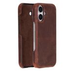 BloomCase Ultimate Jacket Saddle Brown - Apple iPhone 17 (6.3") Hakiki Deri Kılıf